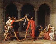 Jacques-Louis David THe Oath of the Horatii Sweden oil painting artist